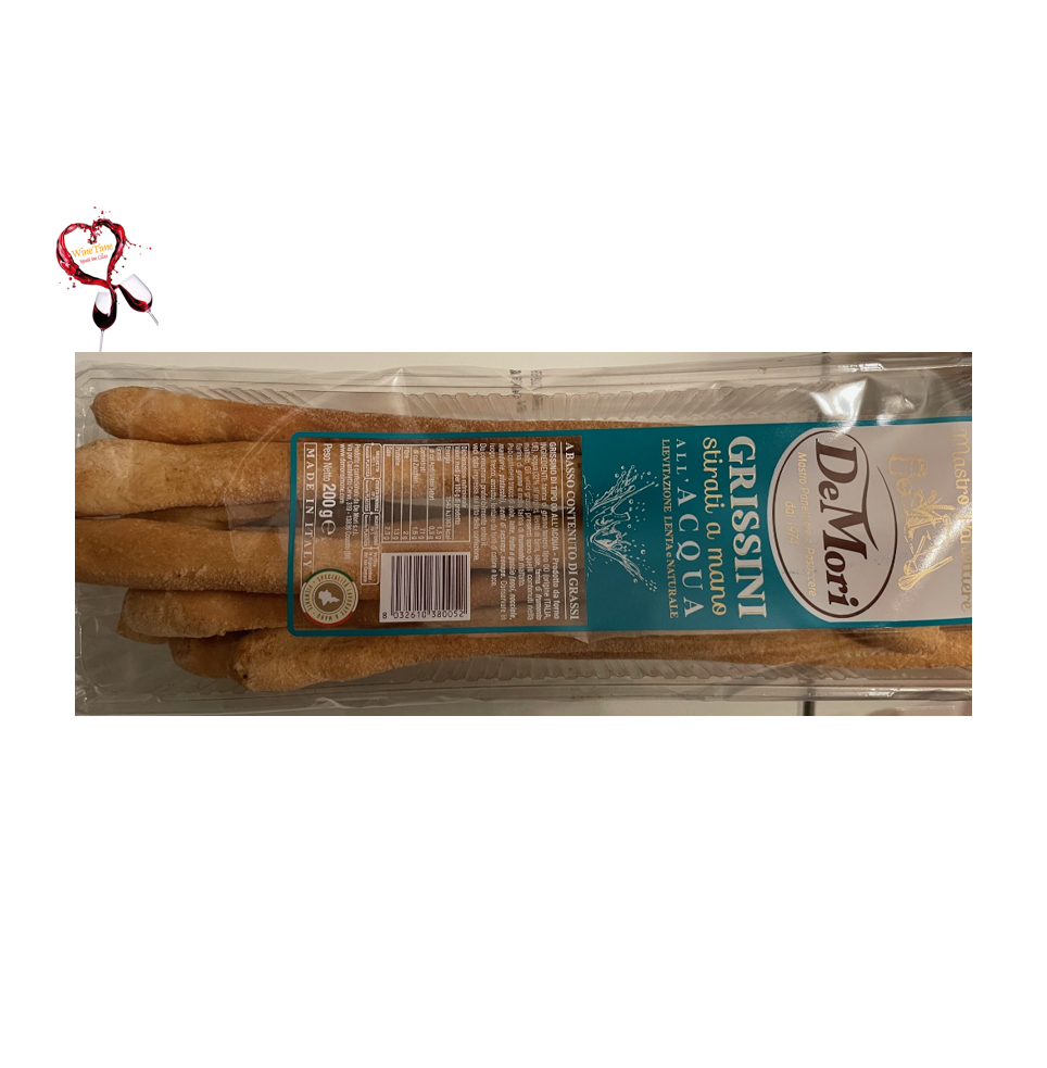 DeMori Grissini all'Acqua, 200g Piemont, Italien