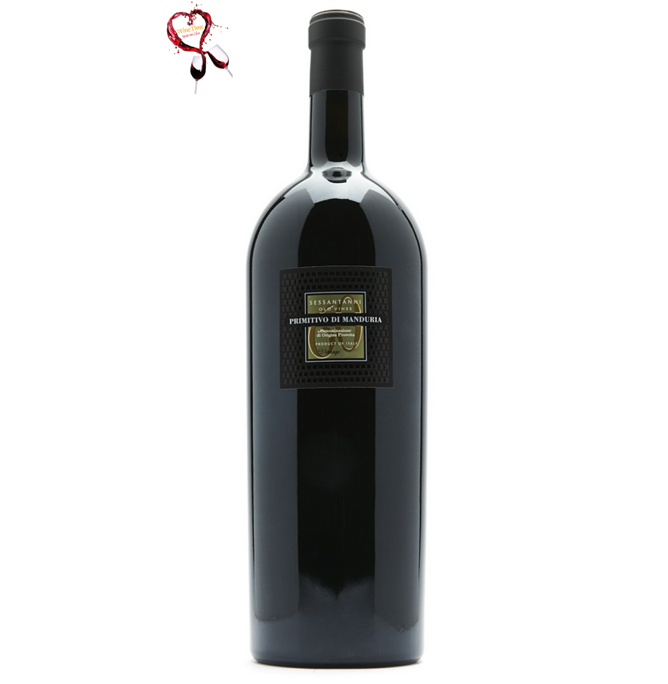 SAN MARZANO Primitivo di Manduria 60 Anni (Sessantanni) DOPPELMAGNUM HOLZKISTE DOC; Apulien, Italien, 3.000ml