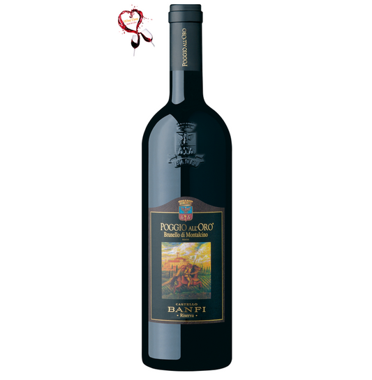 CASTELLO BANFI 2012 Brunello di Montalcino Riserva "Poggio All`Oro" DOCG, in Holzkiste Toscana, Italien 750ml