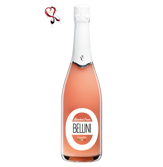 Canella L'aperitivo BELLINI -Zero alkoholfrei- traditionell venezianischer Cocktail 750ml