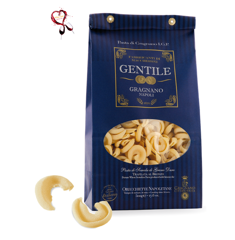 GENTILE Pasta di Gragnano I.G.P. Napoli "ORECCHIETTE NAPOLETANE"  500g, Kampanien